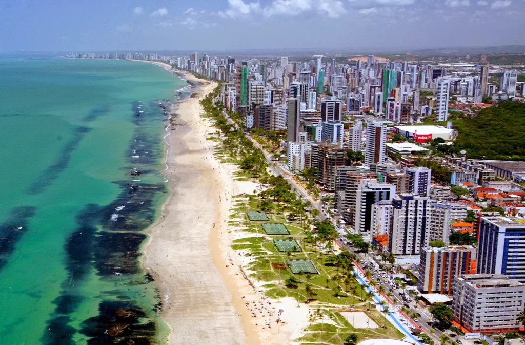 Praia de Boa Viagem em Recife