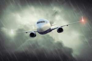 O perigo da turbulência em voo